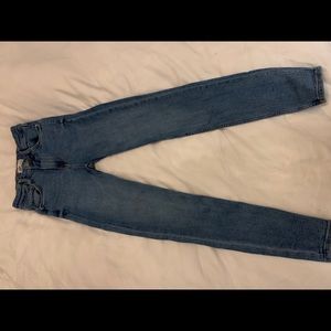 High waist skinny jeans